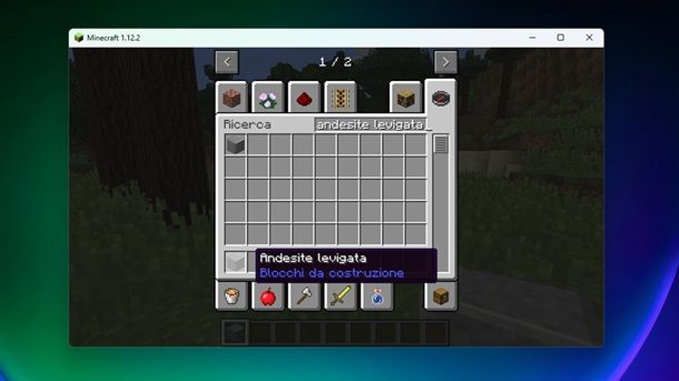 Andesite levigata Minecraft Creativa