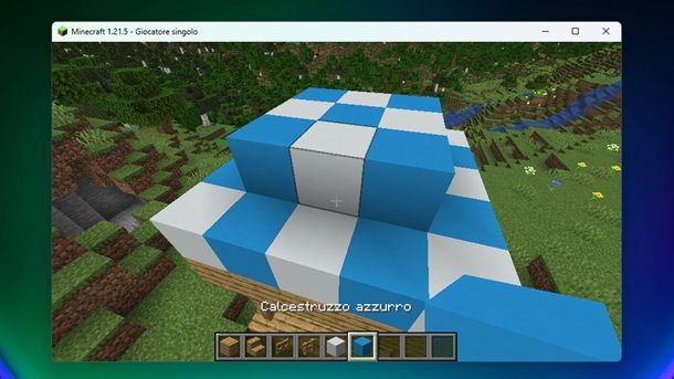Calcestruzzo azzurro Minecraft