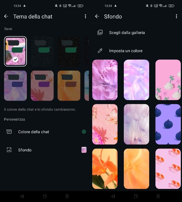 Come cambiare colore chat WhatsApp
