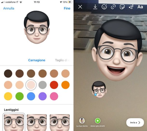 Mettere gli sticker su Instagram da iPhone