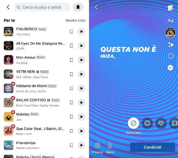Come creare una storia su Facebook con musica su iPhone