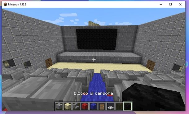 Schermo cinema Minecraft