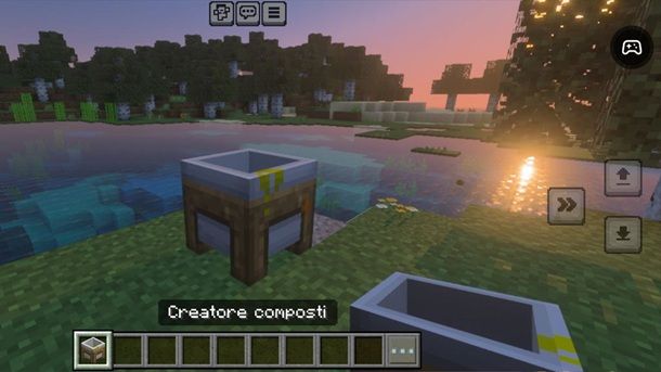 Creatore composti Minecraft Bedrock