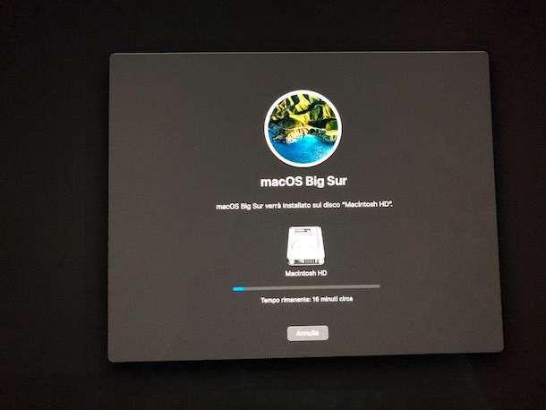 Installazione macOS