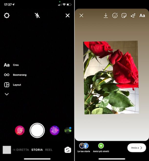 Come ridimensionare foto per Instagram stories app