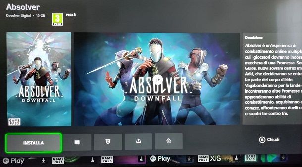 Come installare giochi Xbox Game Pass Ultimate