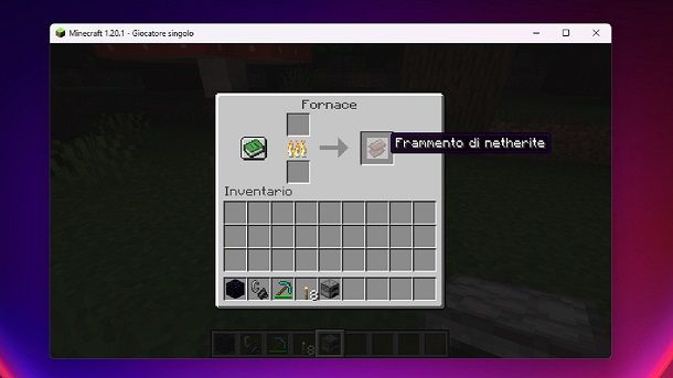 Frammento di Netherite Minecraft