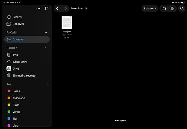 Come aprire un PDF con iPad