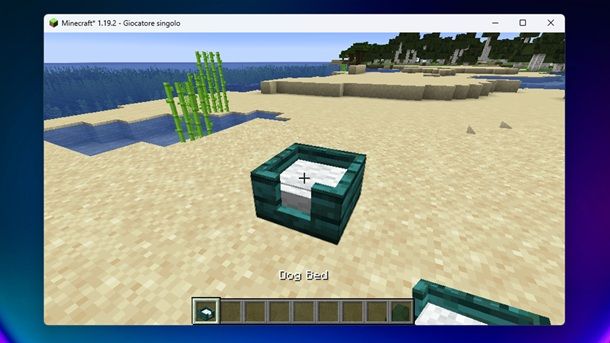 Dog Bed Minecraft mod