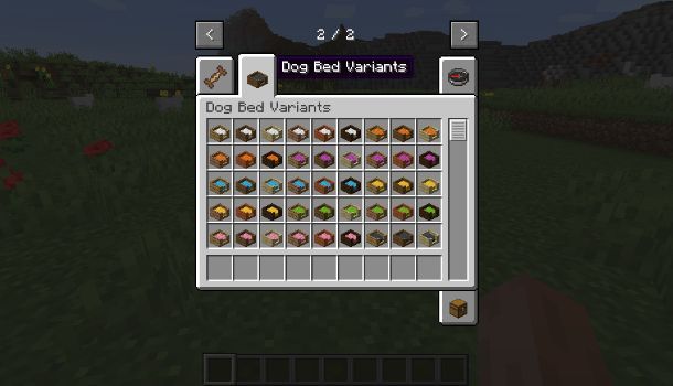 Mod per costruire una cuccia per cani su Minecraft.