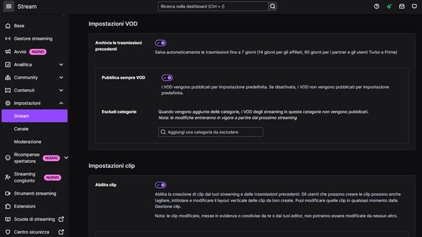 Come salvare le live su Twitch da PC