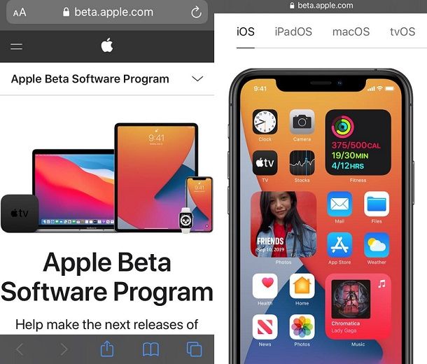 Beta iOS