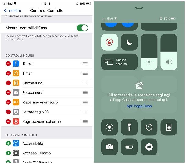 Come mettere il pallino per registrare su iPhone