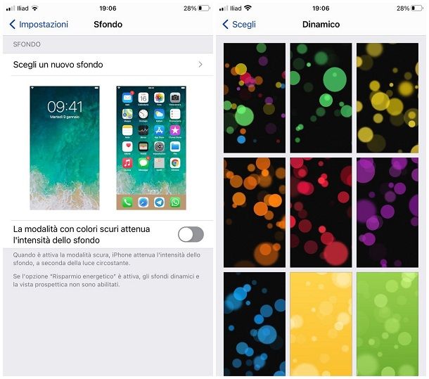 Come mettere uno sfondo animato su iPhone