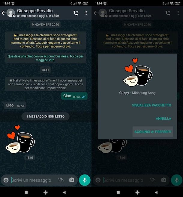 Come salvare gli sticker su WhatsApp Android