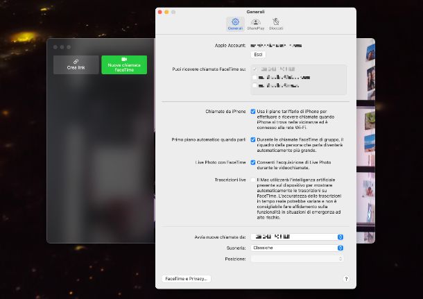 FaceTime macOS