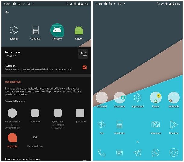 Metodo alternativo per cambiare le icone delle app su Android