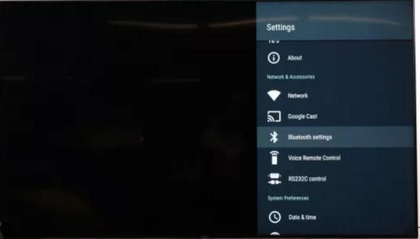 Come collegare una cassa Bluetooth ad Android TV