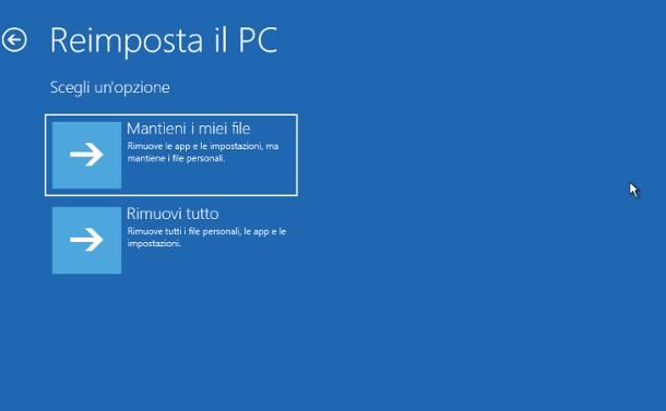 Come ripristinare il PC dal BIOS senza CD