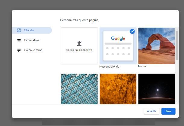 Come mettere uno sfondo animato su Google