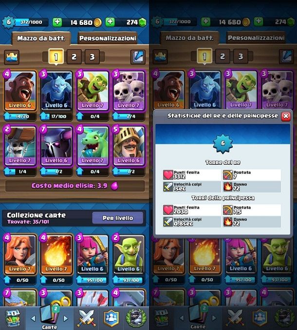 Come costruire un deck Clash Royale