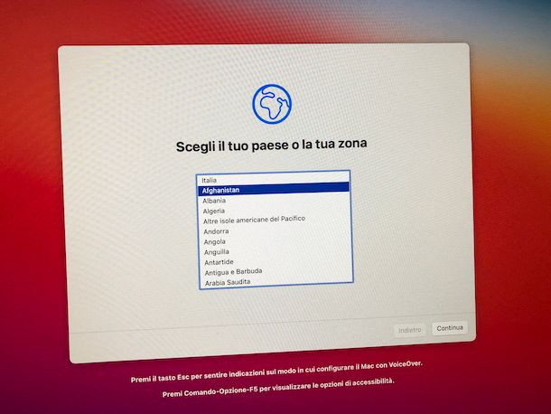 Installazione macOS Big Sur