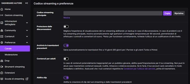 Come salvare le live su Twitch da PC