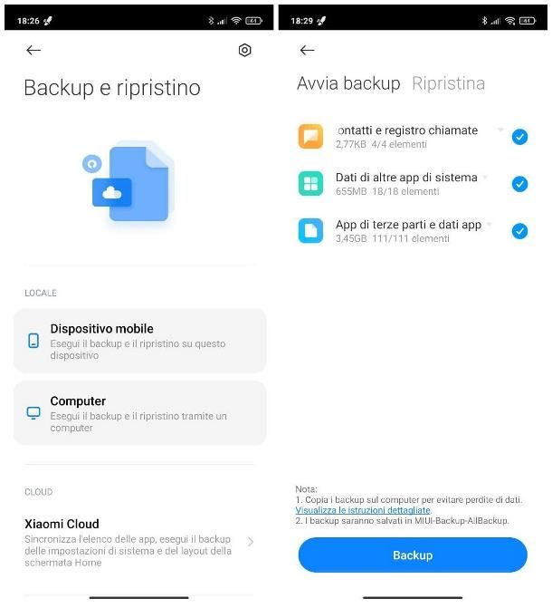 Come resettare smartphone Xiaomi