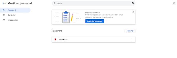 Password Google Chrome
