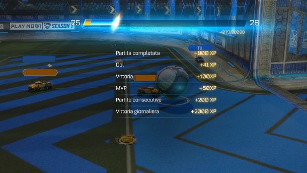 Riassunto finale partita Rocket League