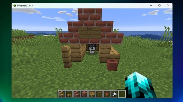 Cuccia cani Minecraft