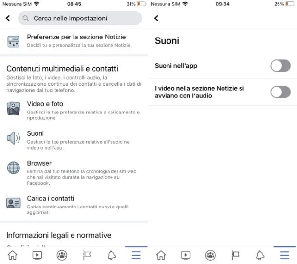 Come togliere il suono dei mi piace su Facebook