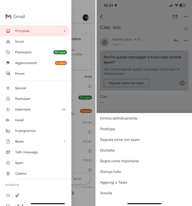 Gmail app