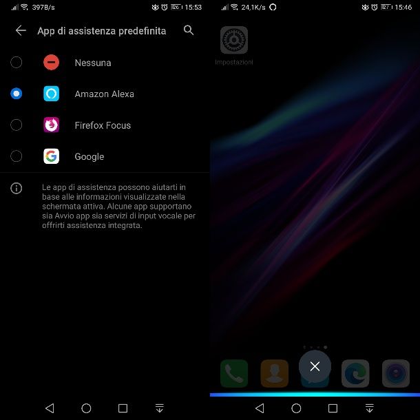 Come attivare assistente vocale di Alexa su Huawei