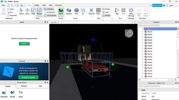Come creare un gioco su Roblox