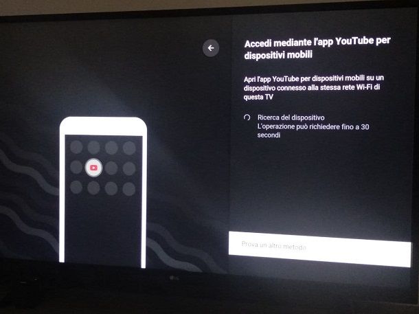 Come associare account Google a dispositivo TV