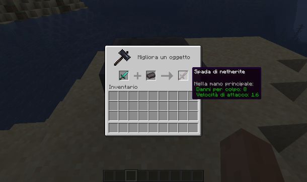 Impiego della Netherite