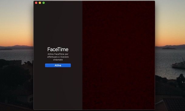 Riattivare FaceTime