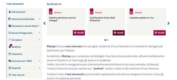 Come scaricare CU INPS da computer