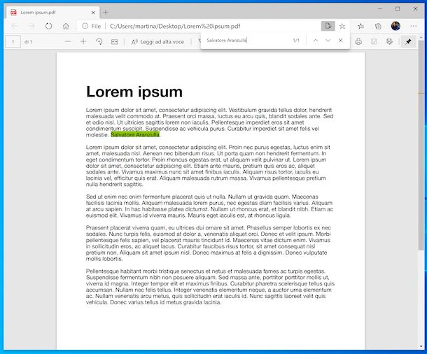 Microsoft Edge PDF