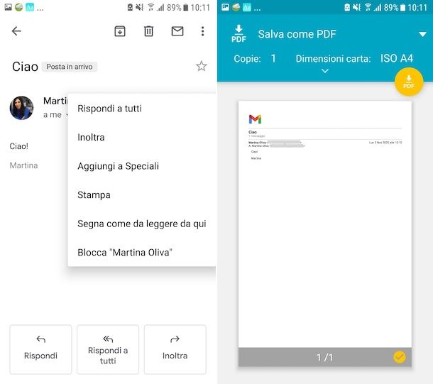 Gmail PDF Android