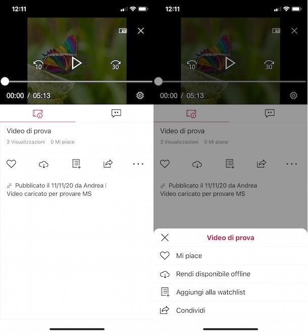 Come scaricare video da Microsoft Stream da app