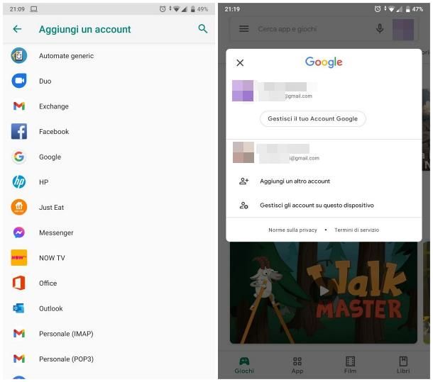 Come associare Google a un dispositivo Android