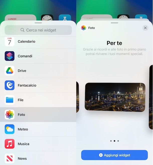 Come mettere widget su iPhone con foto