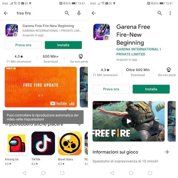 Come scaricare Free Fire su Android