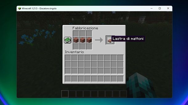 Lastra di mattoni Minecraft