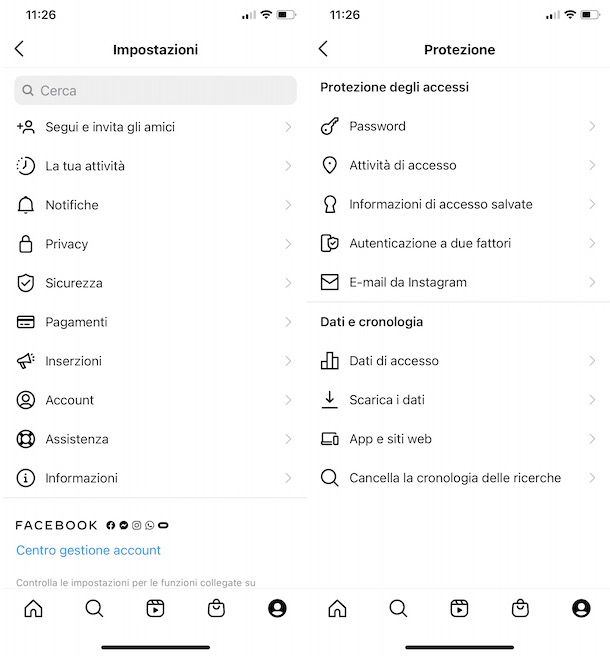 Come vedere le vecchie bio di Instagram da app