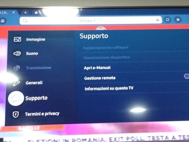 Come trovare il codice TV Samsung