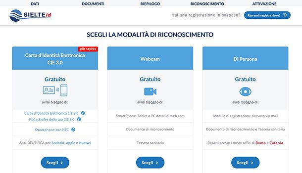 Come richiedere lo SPID INPS con Sielte