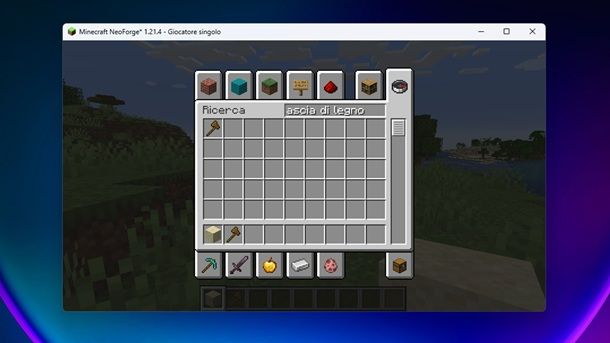 Ascia di legno Minecraft
